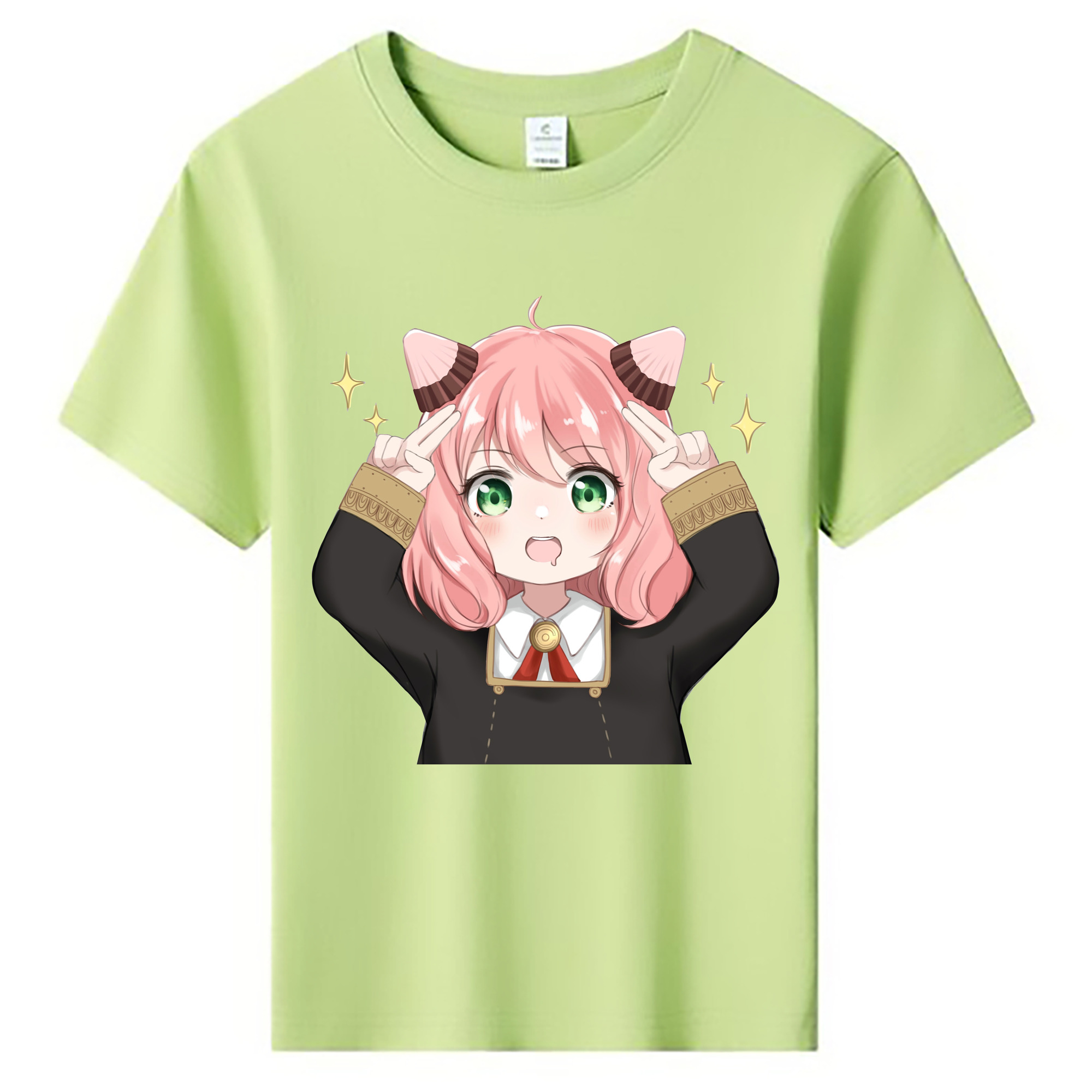 （画像用） SPY×FAMILY间谍家家酒 綿100％キッズTシャツ（フロントプリント）
